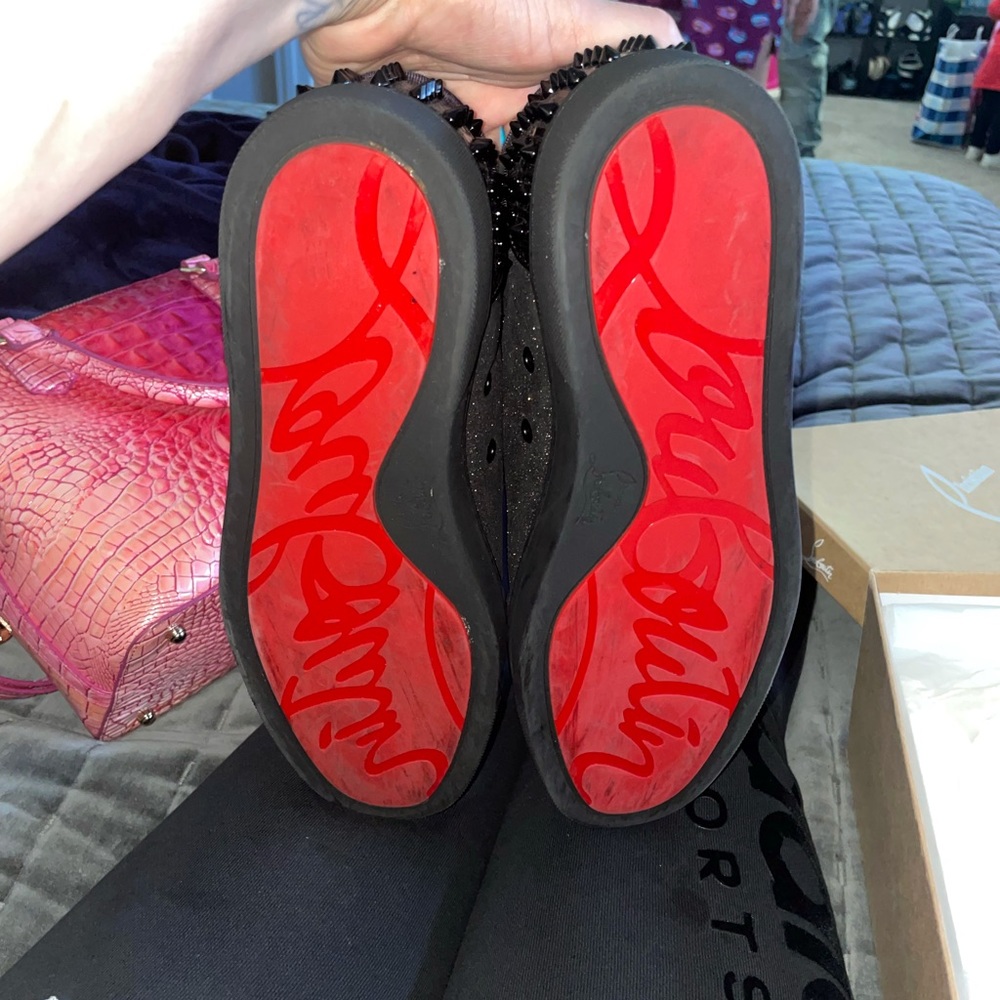 Christian Lou boutin RED BOTTOM SNEAKERS